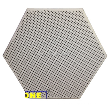 Hexagonal customized metal false acoustic ceiling